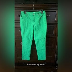 Crown and Ivy crop pants